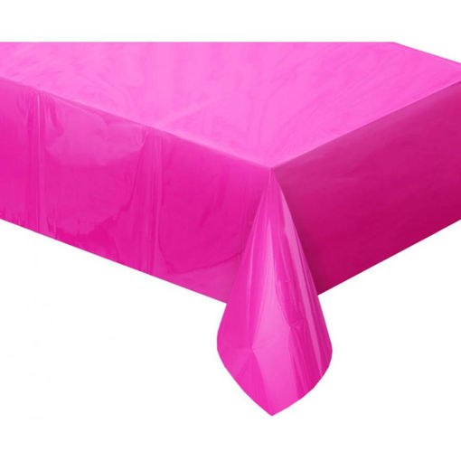 Picture of METALLIC MAGENTA TABLECLOTH 137X183CM